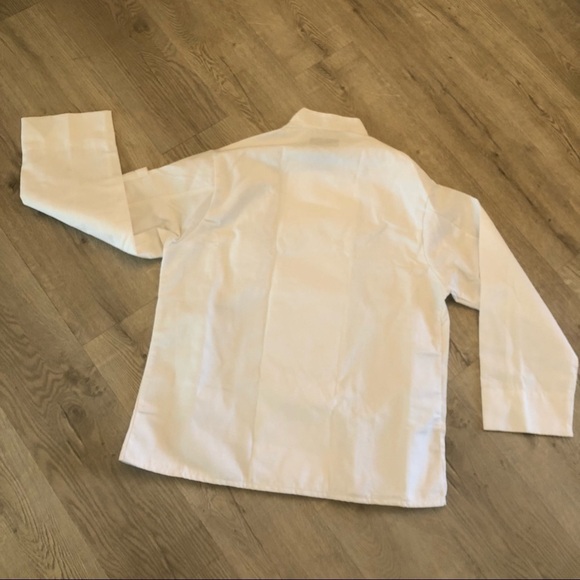 Artex Apparel Professional White Chef Coat Cotton Poly Blend New No Tags 46 L R - Picture 5 of 6